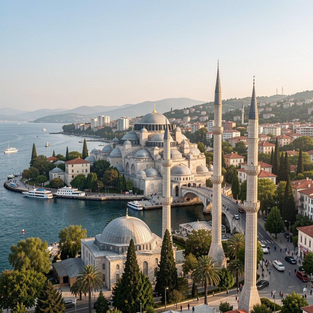 Türkiye'deki muhasebe profesyonellerinin beceri edinim kanallarını gösteren renkli bar grafik, yeşil tonlarında, ofis ortamında büyük ekranda sunum